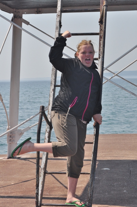 madi at the lighthouse